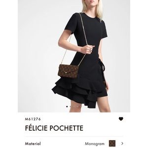 ‼️S🚫LD‼️New Authentic Louis Vuitton Fe’licie Pochette in Monogram Canvas